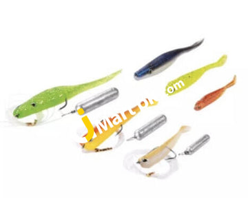 Crivit Drop Shot Fishing Lure Set (6 Pieces) For Walleye And Perch - Made In Germany Imported From